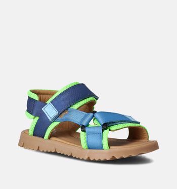 STONES and BONES Sandalen Blauw/Groen