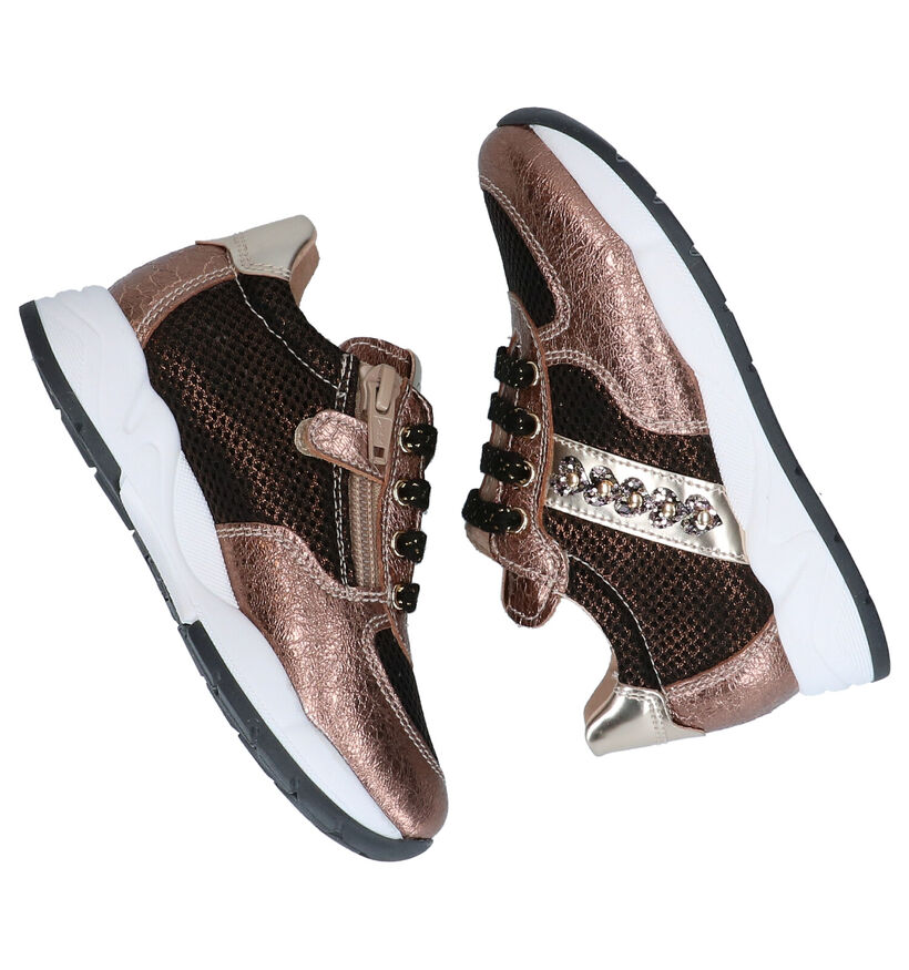 NeroGiardini Baskets en Bronze/Noir en cuir (282157)