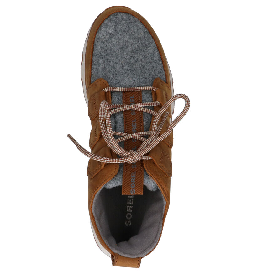 Sorel Kinetic Caribou Wandelschoenen Cognac in nubuck (255381)