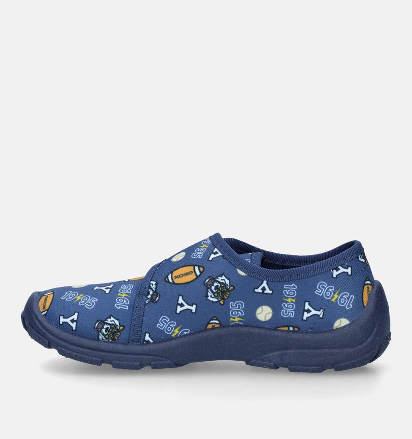 Geox Nymel Blauwe Pantoffels voor jongens (330052)