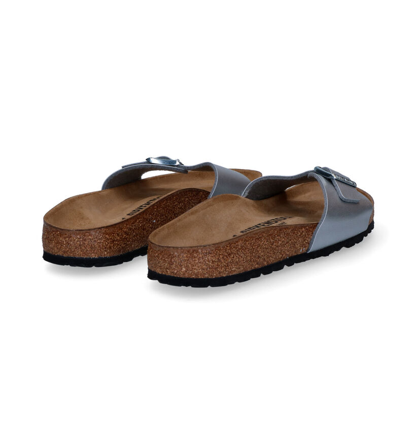 Birkenstock Madrid Birko-Flor Witte Slippers voor dames (338044)