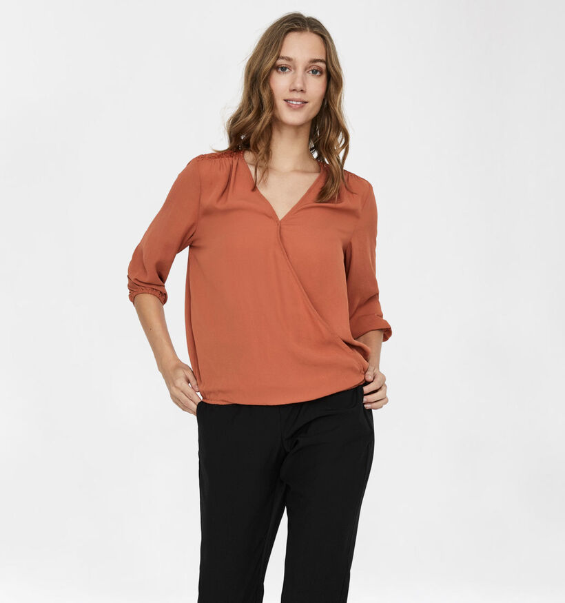 Vero Moda Isabelle Blouse en Bronze (284376)