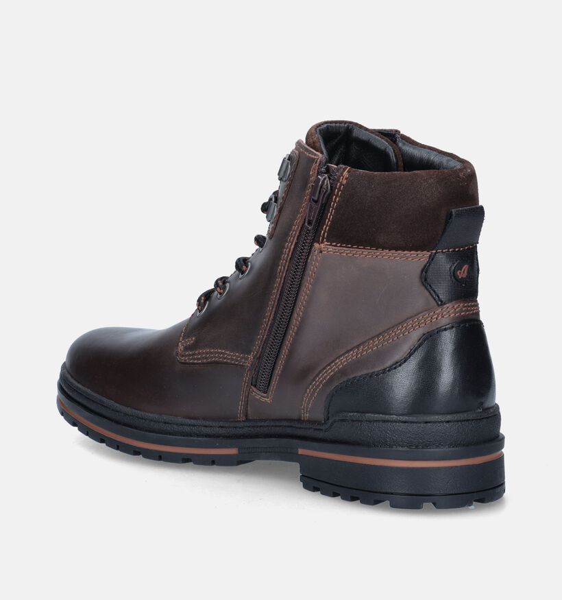 Australian Yorkshire Bottines à lacets en Marron pour hommes (346960) - pour semelles orthopédiques