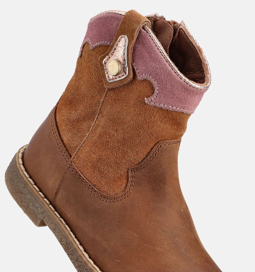 Milo & Mila Cognac Laarzen voor meisjes (363062)