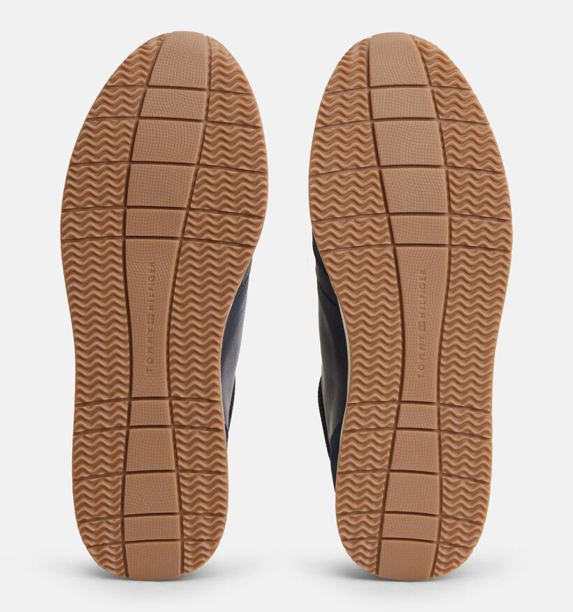 Tommy Hilfiger Dressy Runner Suede Donkerblauwe Sneakers voor heren (374915) - geschikt voor steunzolen