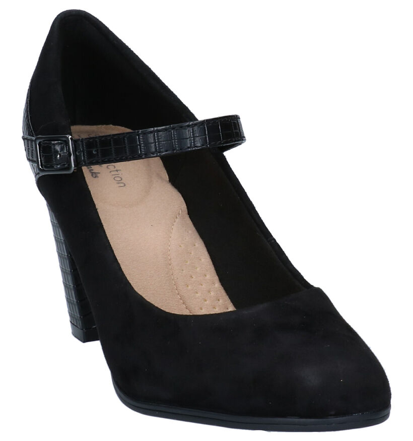 Clarks Alayna Escarpins en Noir en nubuck (280222)