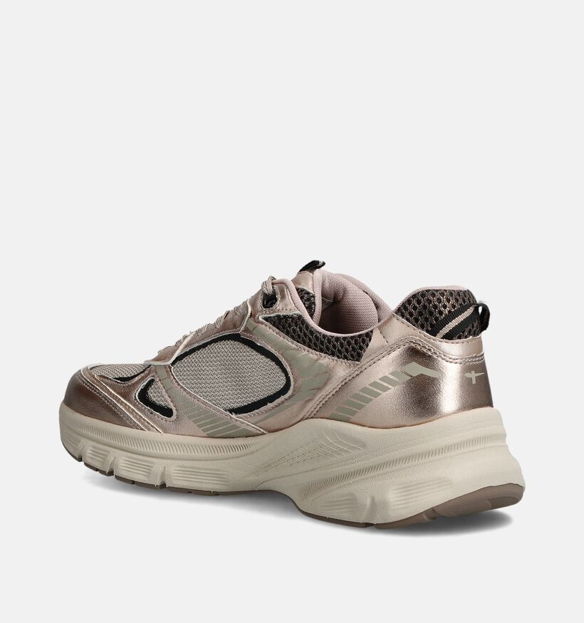 Tamaris Gouden Sportieve Sneakers voor dames (360616) - geschikt voor steunzolen