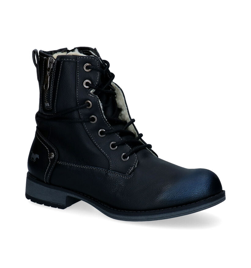 Mustang Boots à lacets en Cognac pour femmes (313784)