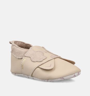 Bobux Soft Sole Kruipschoenen Beige