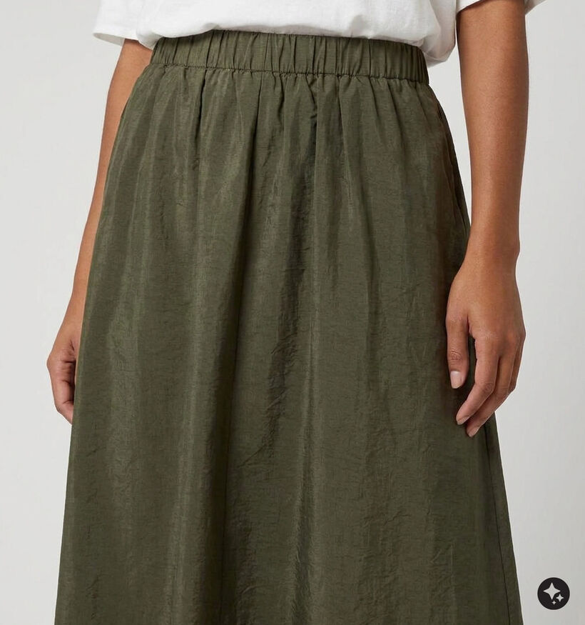 Vero Moda Ziva Lange Donkergroene Rok voor dames (379697)