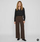 JDY Geggo Life New Pantalon classique en Brun pour femmes (378323)