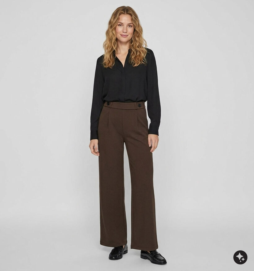 JDY Geggo Life New Bruine Geklede Broek voor dames (378323)