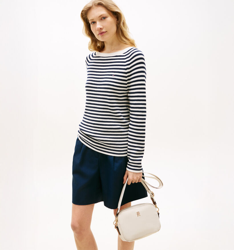 Tommy Hilfiger Popette Beige Crossbody Tas voor dames (368910)