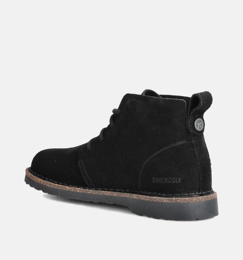 Birkenstock Uppsala Mid Zwarte Desert Boots voor dames (360249) - geschikt voor steunzolen