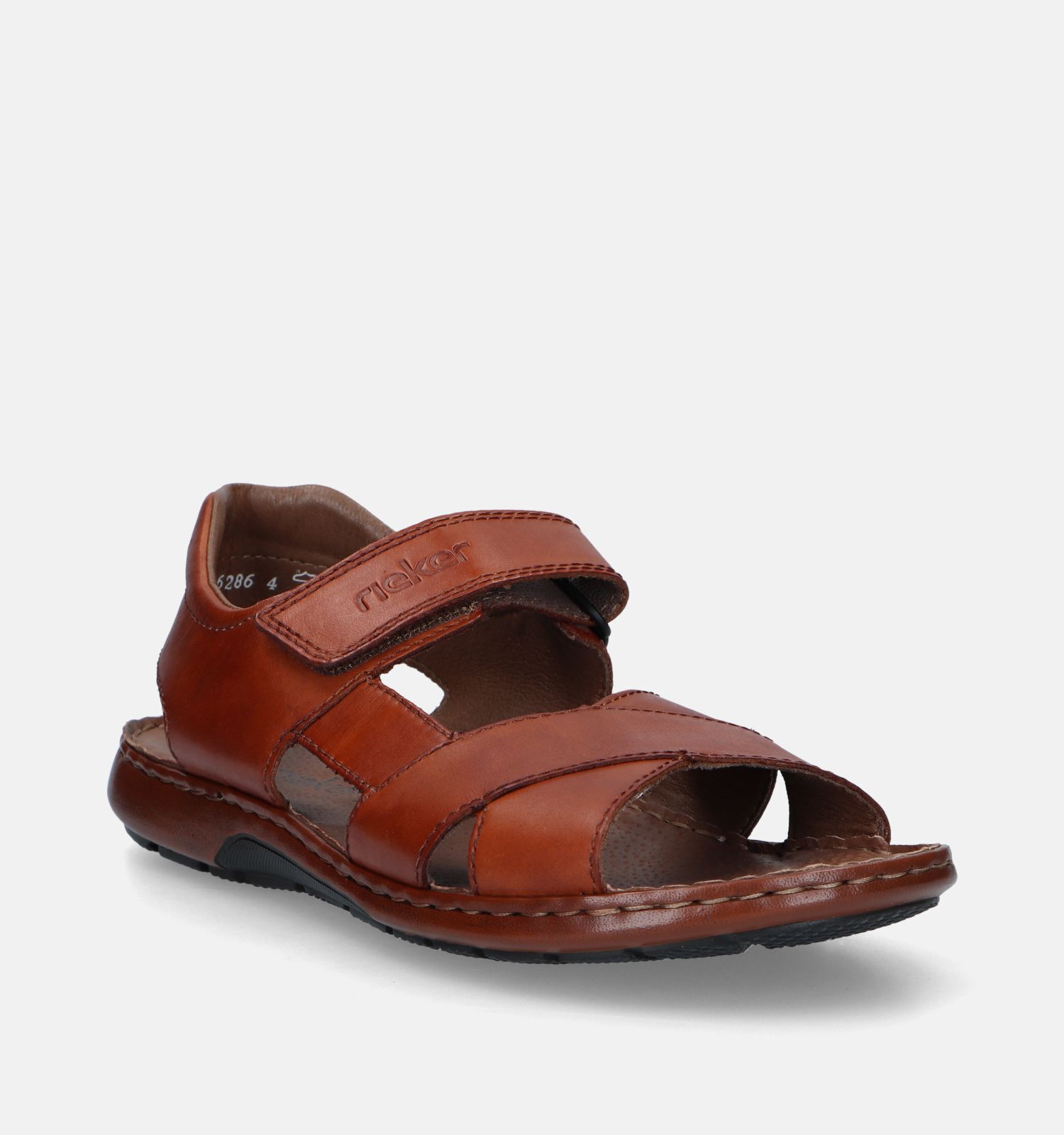 Rieker Cognac Sandalen Heren Sandalen Online op TORFS.BE