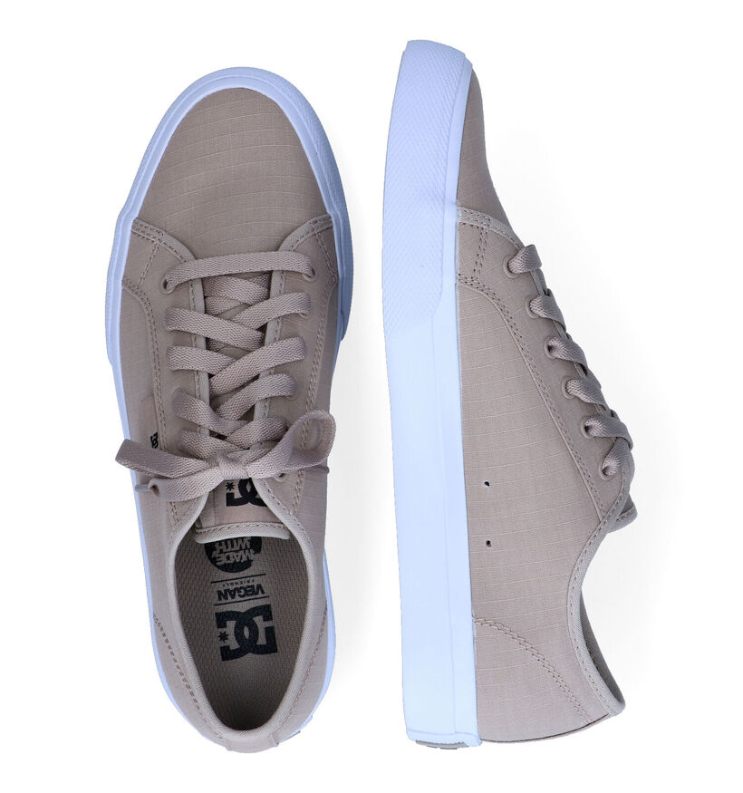 DC Shoes Manual TXSE Baskets en Taupe pour hommes (303942) - pour semelles orthopédiques