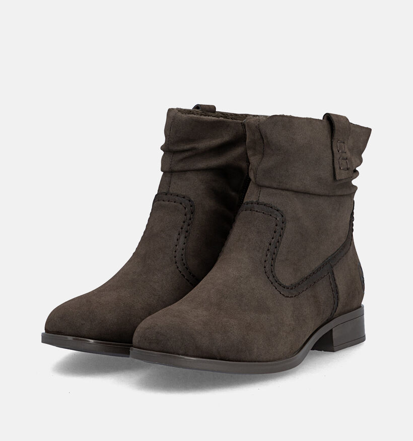 Rieker Bottines motardes en Marron pour femmes (377940) - pour semelles orthop&eacute;diques