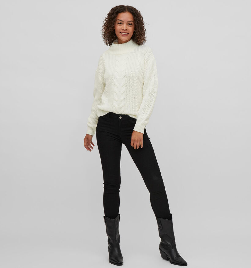 Vila High-Neck Witte Trui (317854)