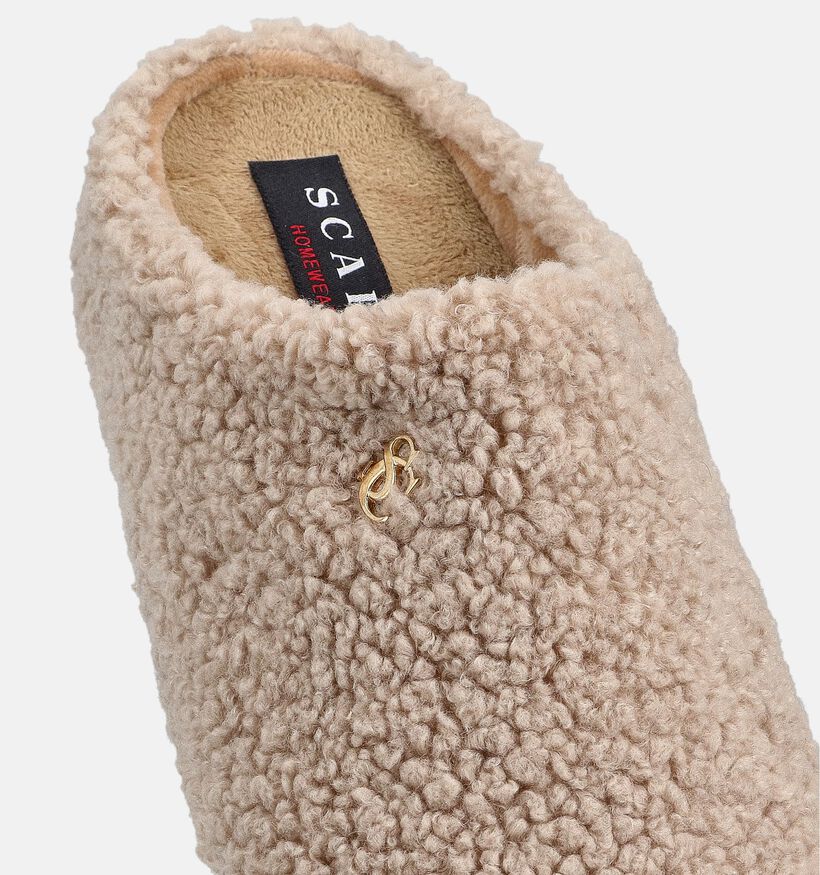 Scapa Pantoufles en Beige pour femmes (364021) - pour semelles orthopédiques