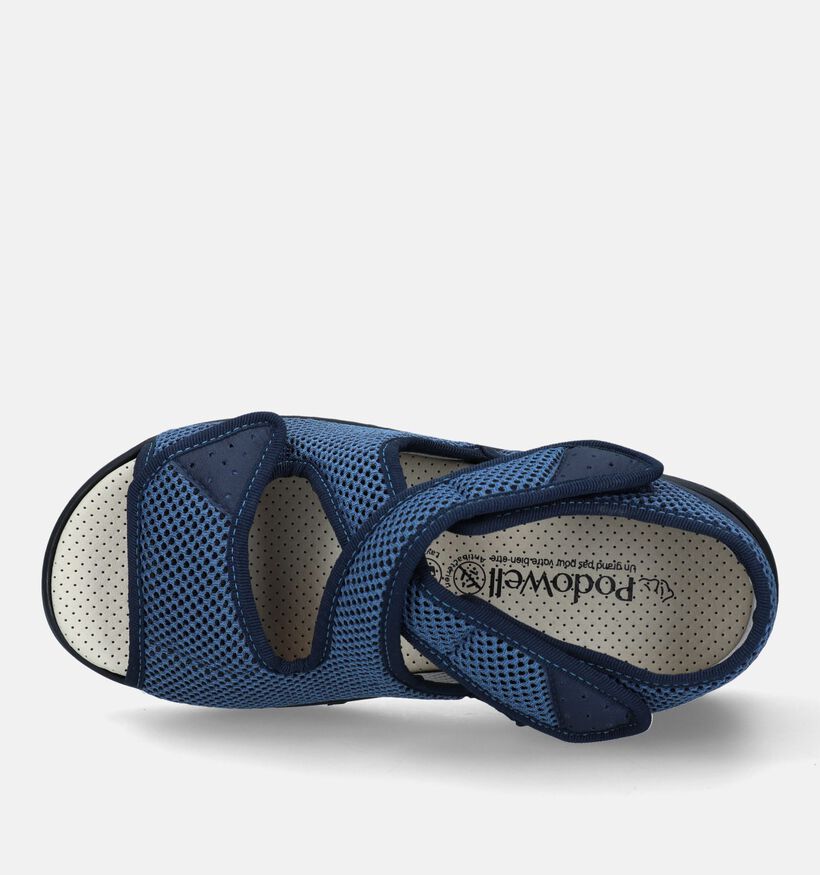 Podowell Athena Sandales orthopédiques en Bleu pour femmes (342243) - pour semelles orthopédiques