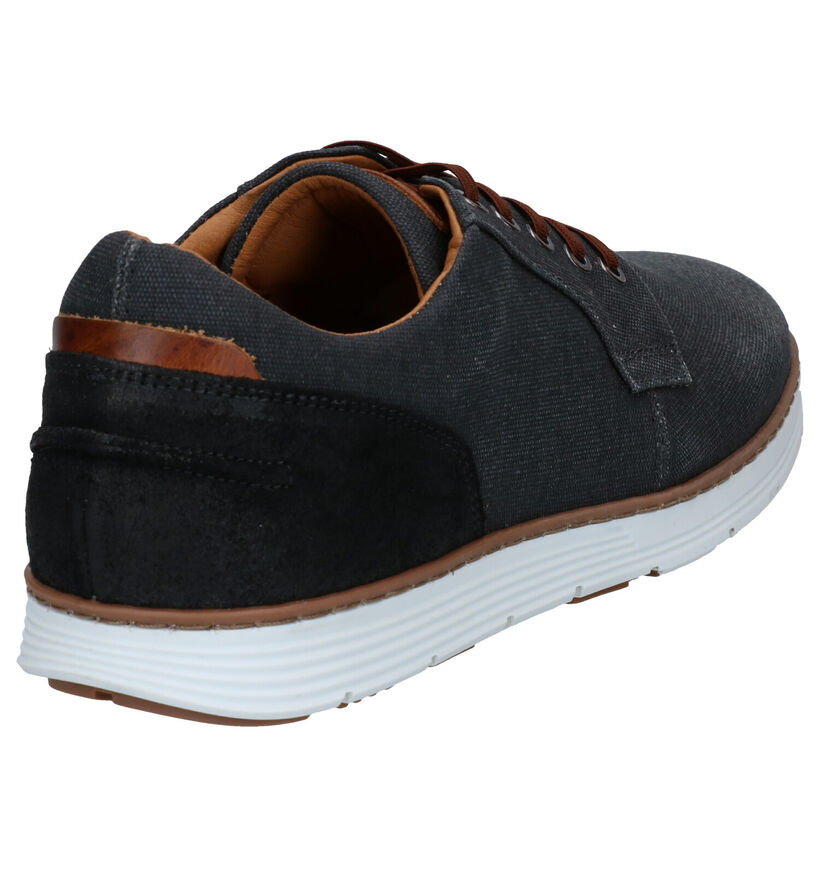 Bullboxer Chaussures à lacets en Gris foncé pour hommes (316061) - pour semelles orthopédiques