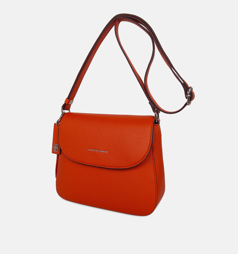 Laurent David Oranje Crossbodytas voor dames (374020)