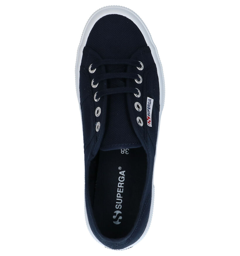 Superga Grijze Sneakers in stof (284295)