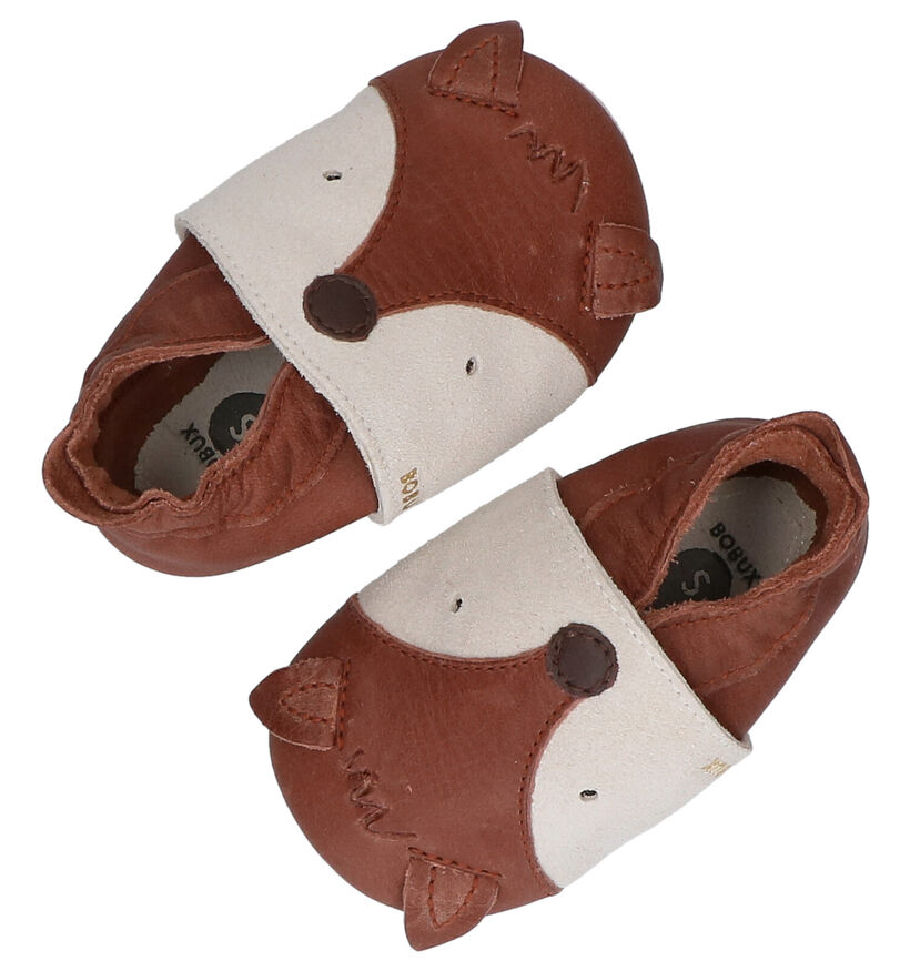 Bobux Foxy Chaussons pour bébé en Brun pour filles, garçons (294789)