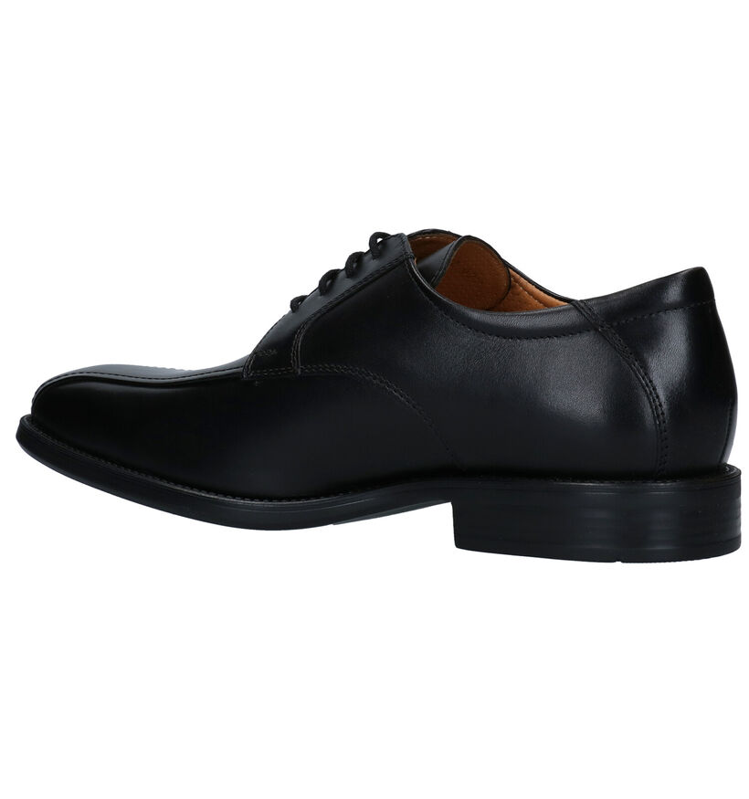Geox Federico Chaussures à lacets en Noir en cuir (279759)