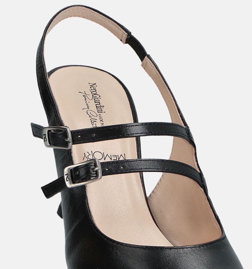 NeroGiardini Zwarte Slingback Pumps voor dames (370760)
