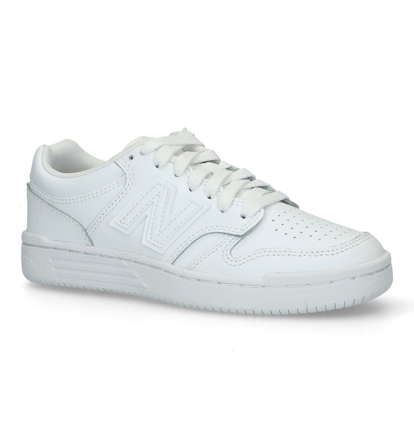 New Balance GSB480 Witte Sneakers voor jongens, meisjes (327750) - geschikt voor steunzolen