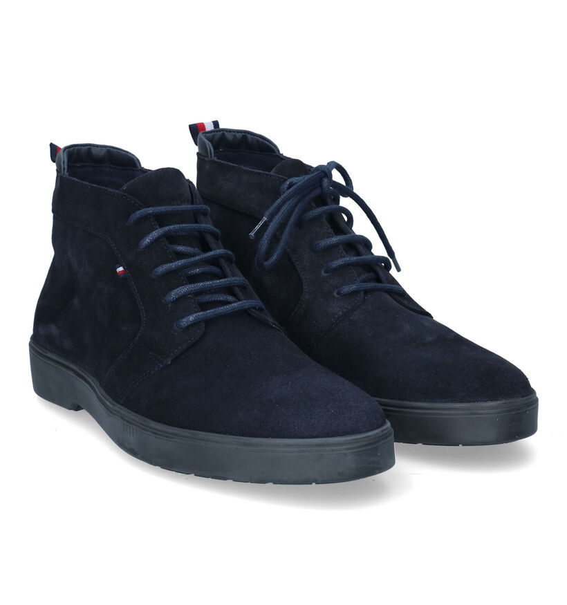 Tommy Hilfiger Classic Blauwe Geklede Schoenen in daim (314265)