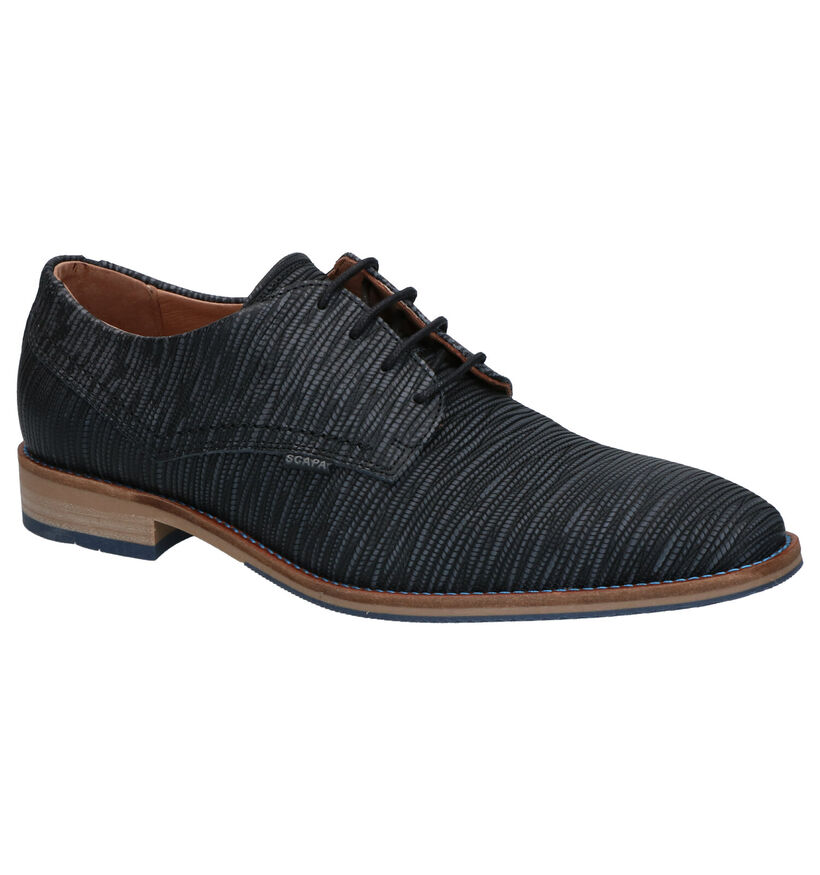 Scapa Chaussures habillées en Bleu foncé en cuir (270337)