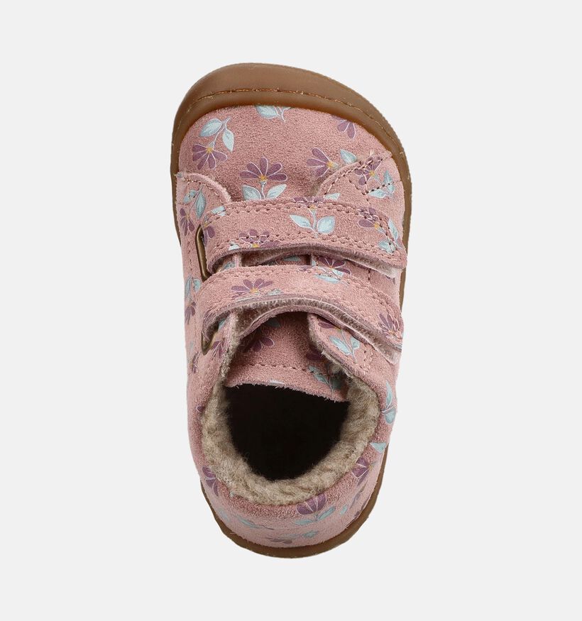 Naturino Barefoot Amur Roze Boots met Velcro voor meisjes (380158) - geschikt voor steunzolen
