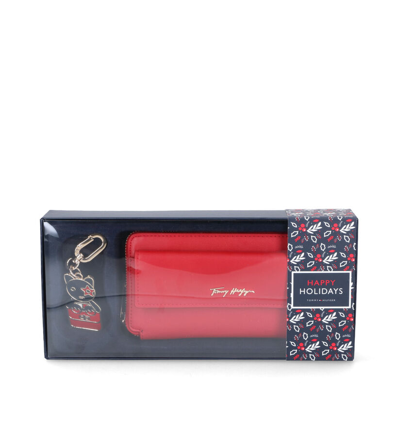 Tommy Hilfiger Iconic Portefeuille en Rouge pour femmes (300955)