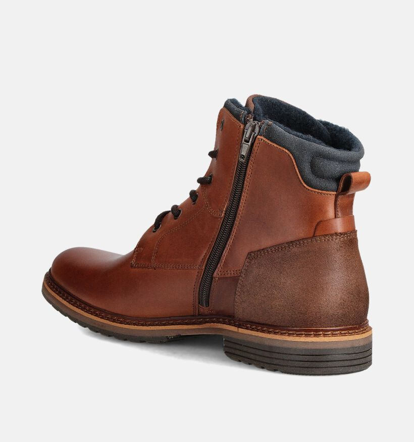 La Strada Cognac Veterboots voor heren (362199) - geschikt voor steunzolen