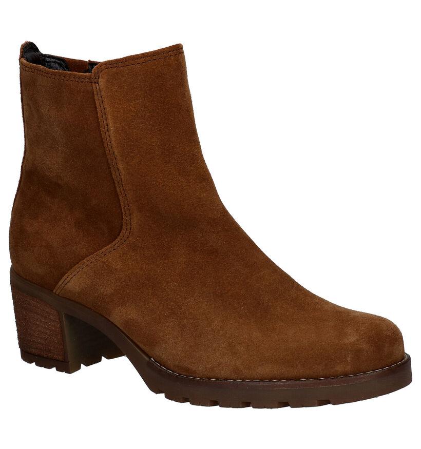 Comfort Bottines à talons en Cognac en daim (297247)