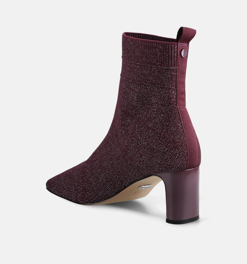 La Strada Bordeaux Enkellaarzen voor dames (374316)