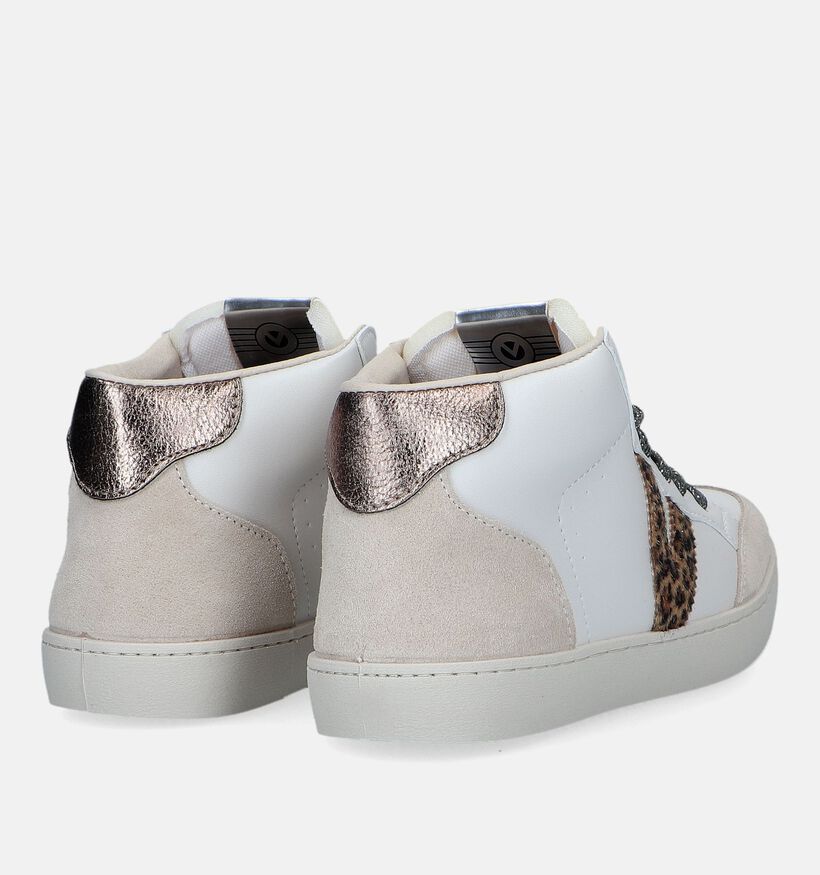 Victoria Witte Hoge sneakers voor dames (330182)