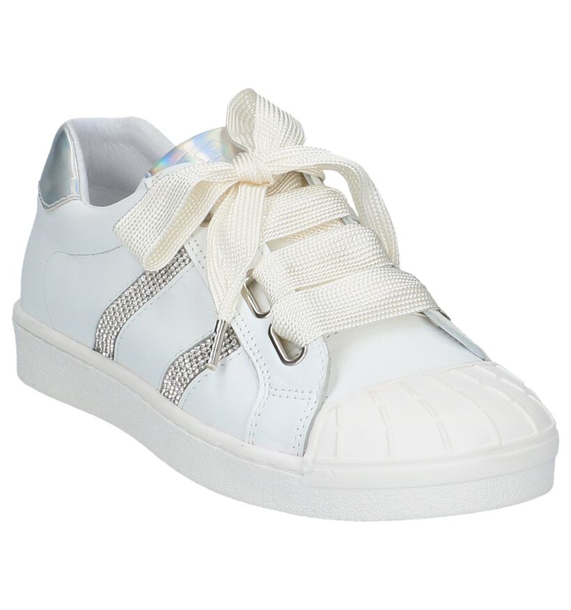 Little David Witte Sneakers in leer (217959)