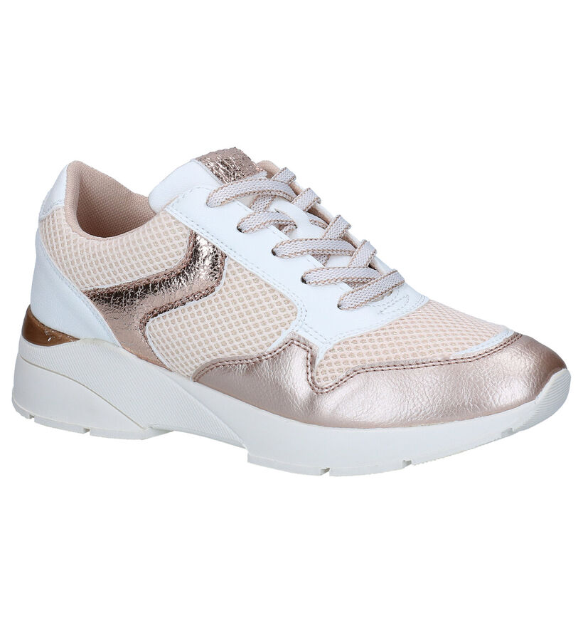 Sprox Beige Sneakers in kunstleer (292582)