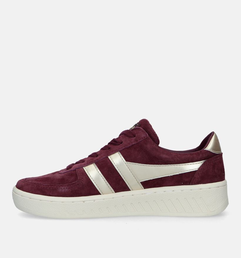 Gola Grandslam Pearl Bordeaux Sneakers voor dames (339454) - geschikt voor steunzolen