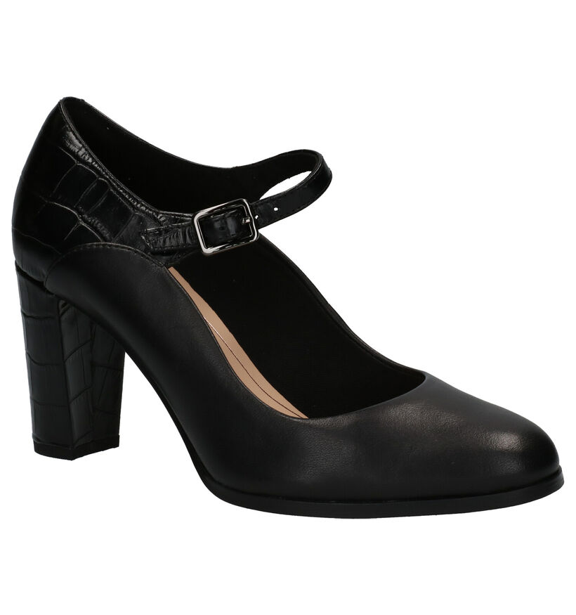 Clarks Kaylin Alba Escarpins en Noir en cuir (256174)