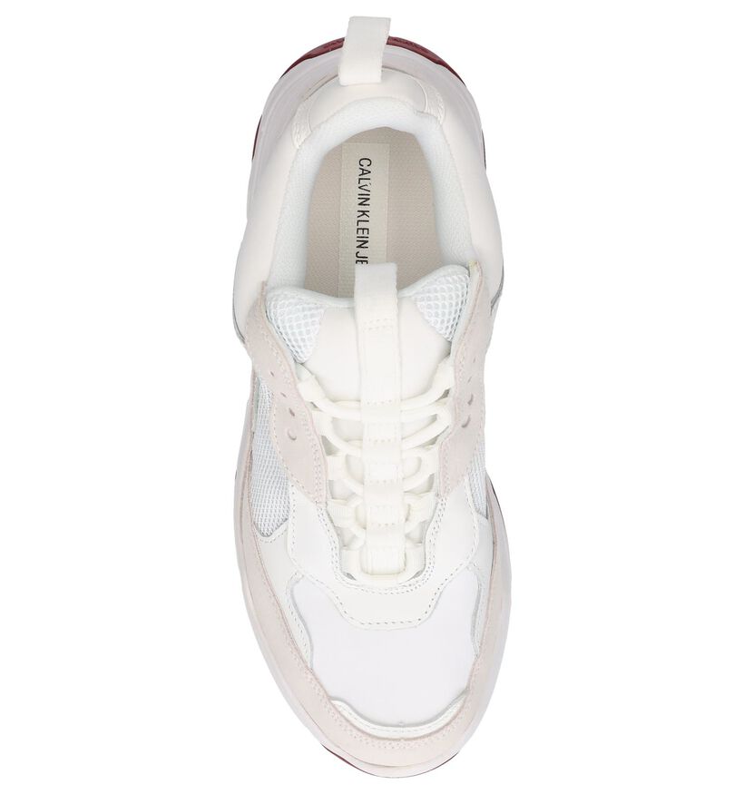 Witte Sneakers Calvin Klein Marvin in leer (249153)