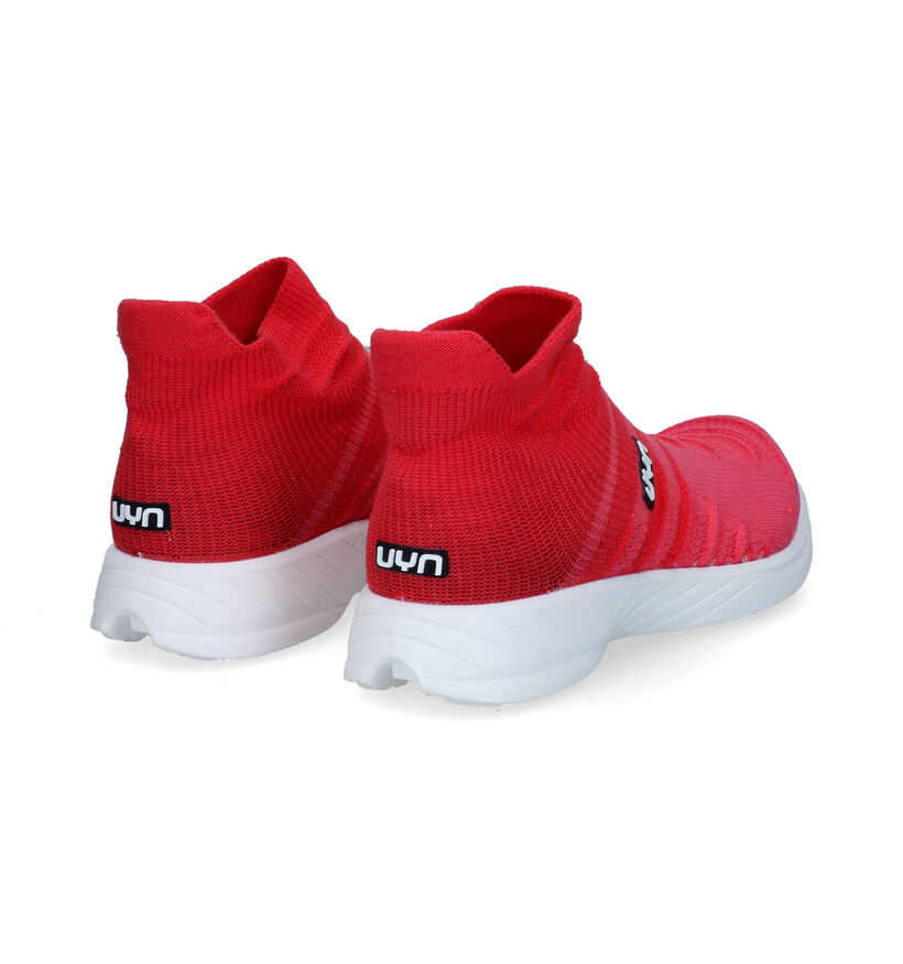 UYN X-Cross Baskets en Rouge pour femmes (303134) - pour semelles orthopédiques