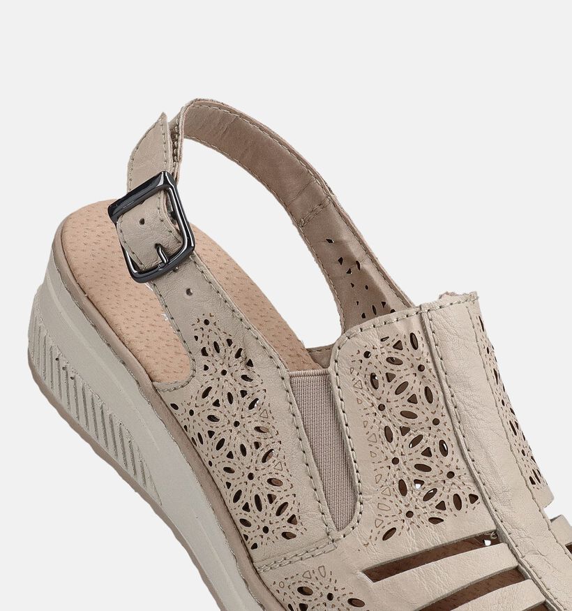 Rieker Chaussures confort en Ecru pour femmes (370403)