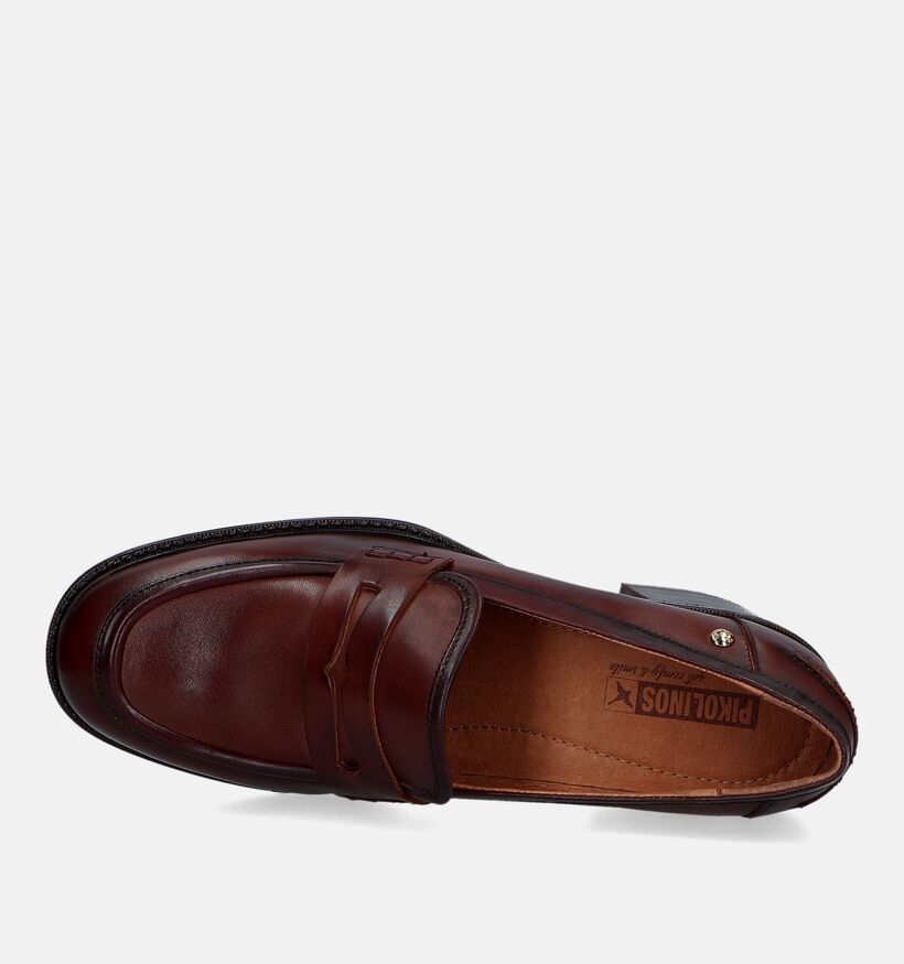 Pikolinos Huesca Cognac Mocassins met hak voor dames (329663)