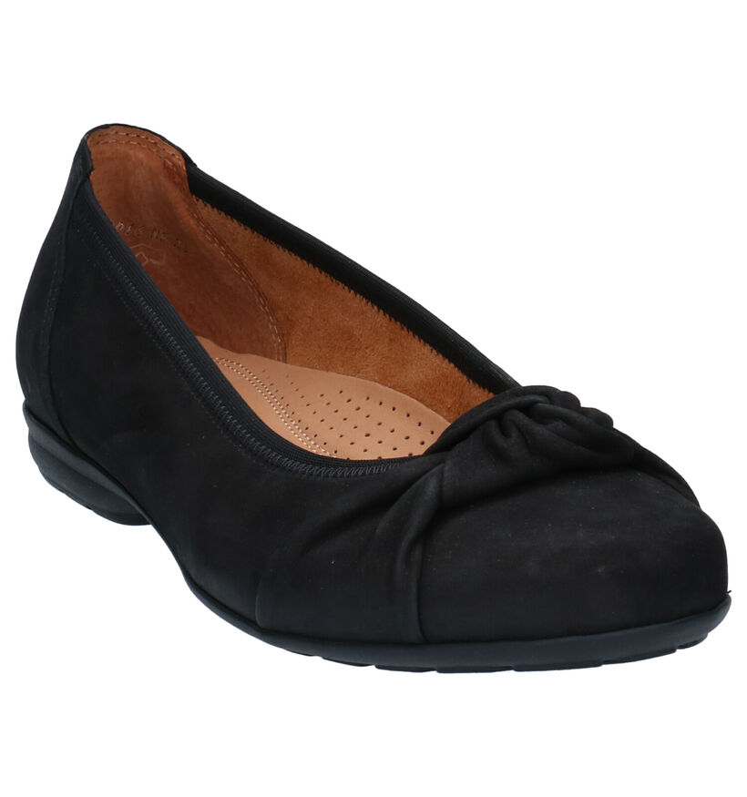 Gabor Easy Walking Ballerines en Noir en nubuck (271649)