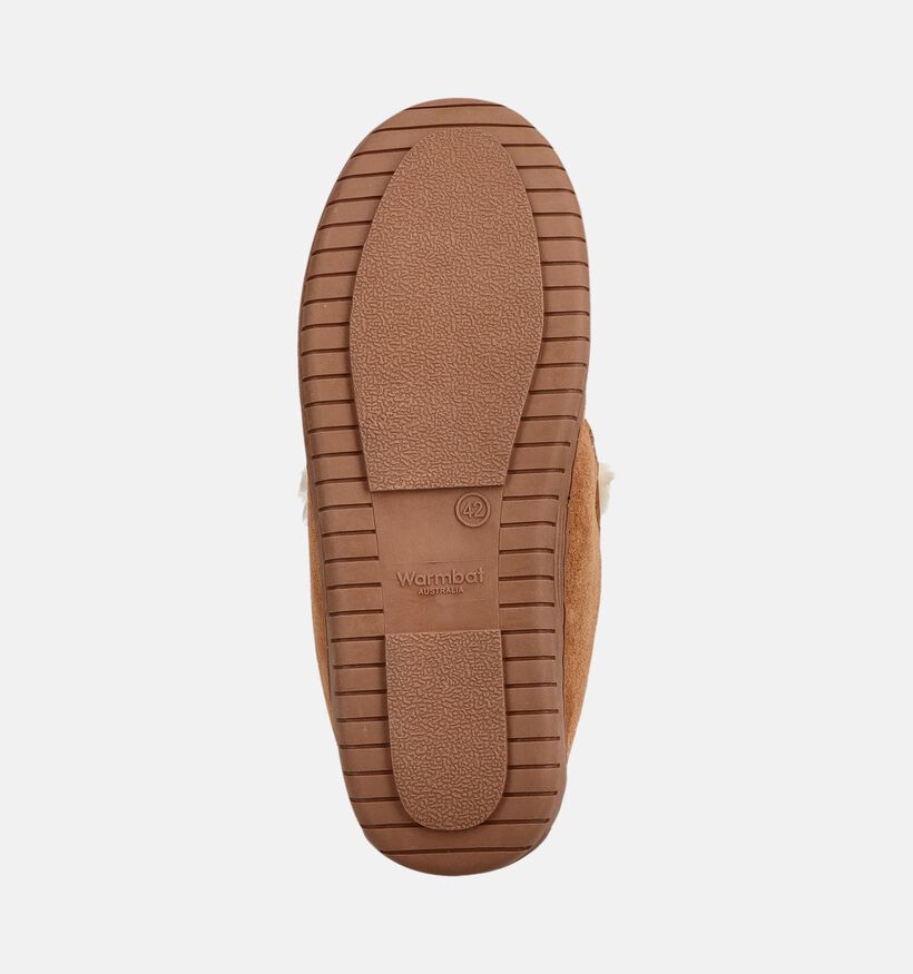 Warmbat Rewan Pantoufles en Cognac pour hommes (379314)
