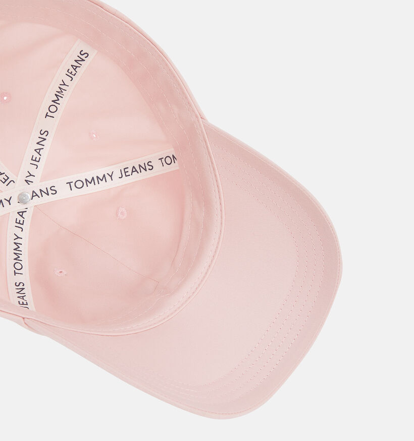 TH Tommy Jeans Linear Logo 6 Panel Roze Pet voor dames (352891)